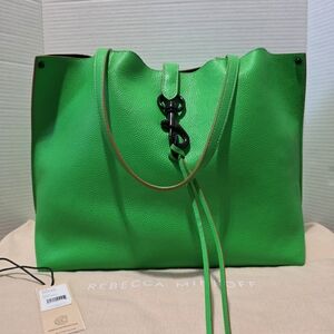 Rebecca Minkoff Megan Tote In Neon Green